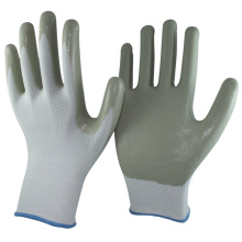 NMSAFETY oil resistant nitrile polyester gloves